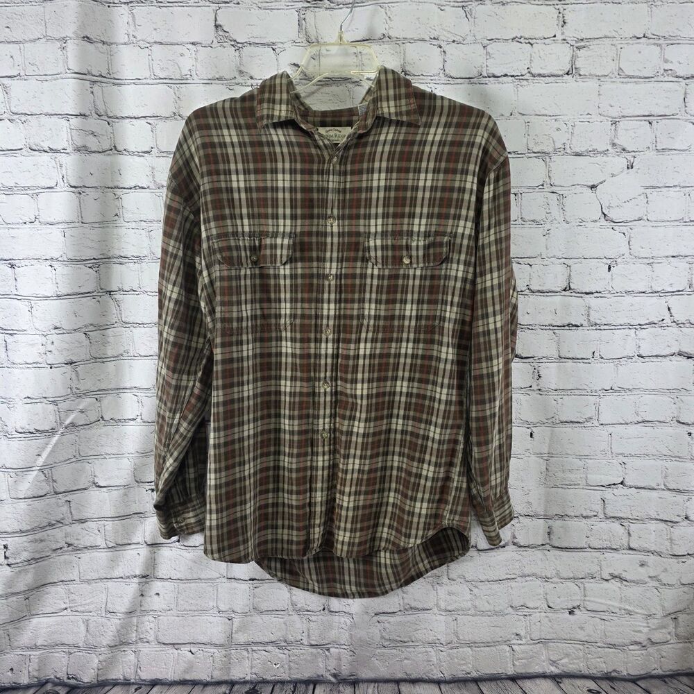Denim‎ Ridge Men's Medium Long Sleeve Western Button Up Shirt